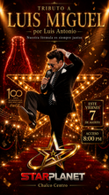 Cargar imagen en el visor de la galería, VIERNES 7 DE AGOSTO TRIBUTO A LUIS MIGUEL