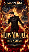 Cargar imagen en el visor de la galería, VIERNES 16 DE OCTUBRE TRIBUTO A LUIS MIGUEL
