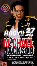 Cargar imagen en el visor de la galería, MICHAEL JACKSON En vivo por Héctor Jackson sábado 27 de junio
