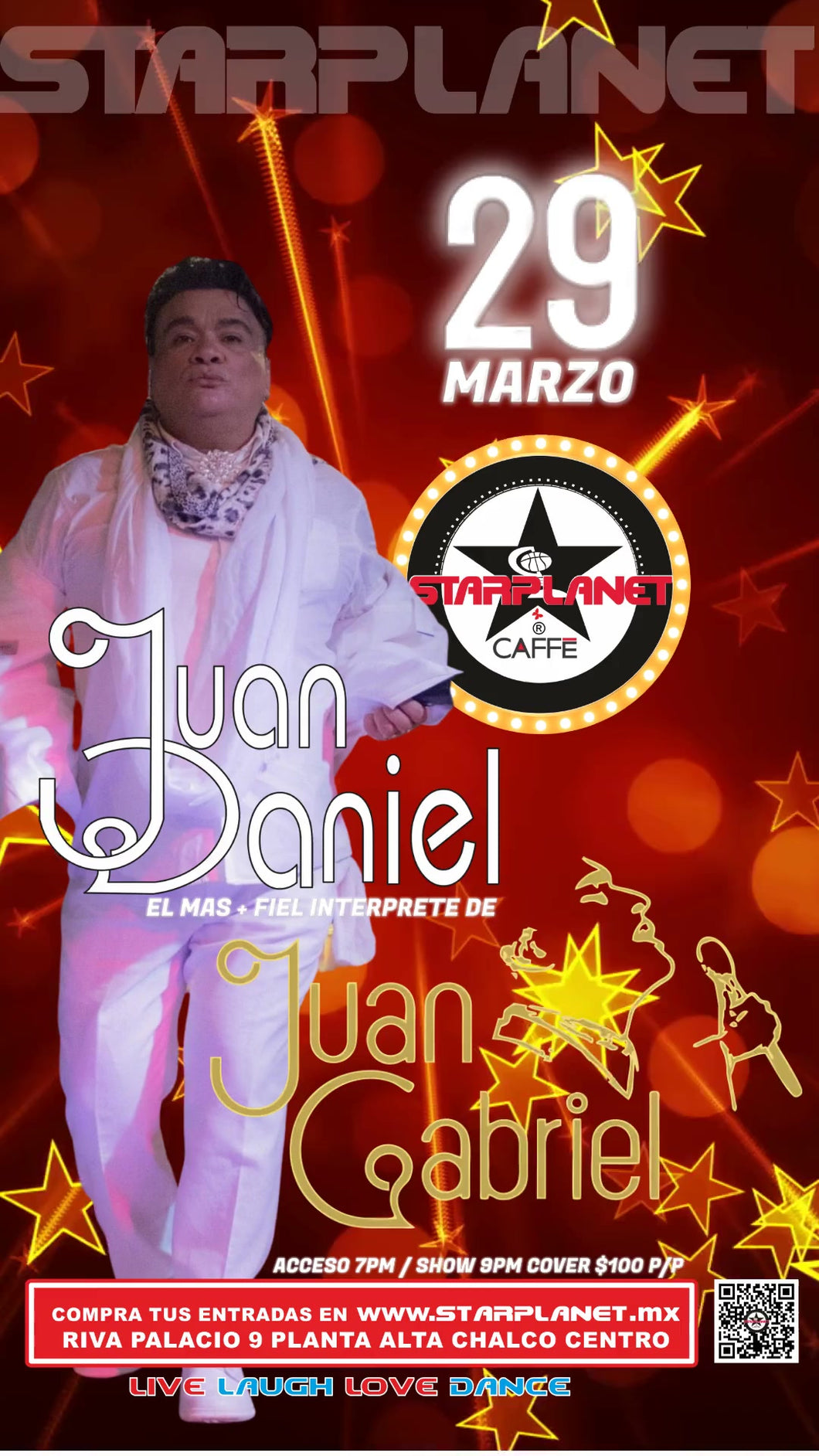 JUAN DANIEL EL MAS FIEL INTERPRETE DE JUAN GABRIEL 29 DE MARZO